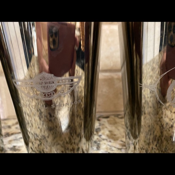 Lot of 4 Miller lite Harley Davidson glasses - Picture 3 of 3